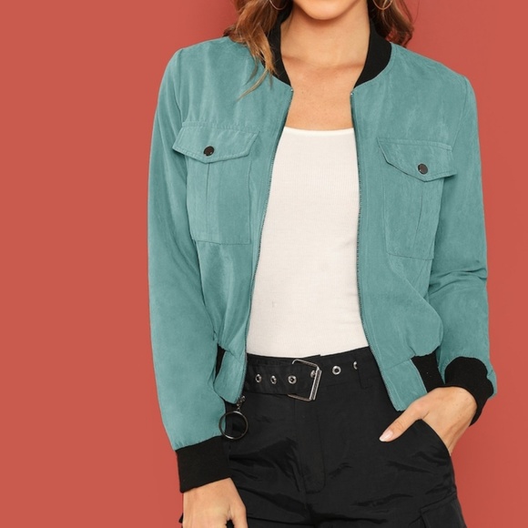 2xHP - Fall Cropped Bomber Jacket - Picture 3 of 6